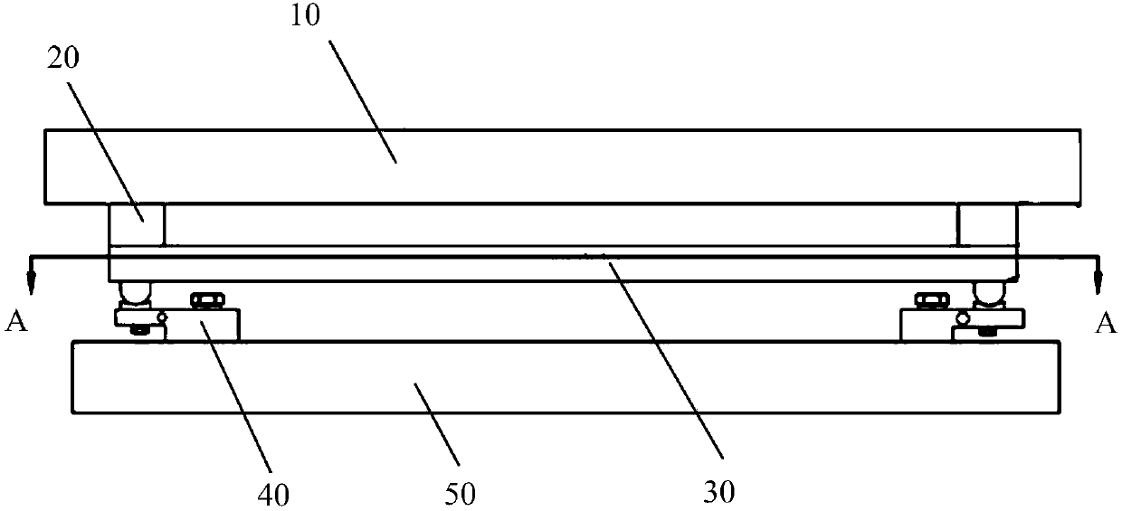 Sensor weighing device