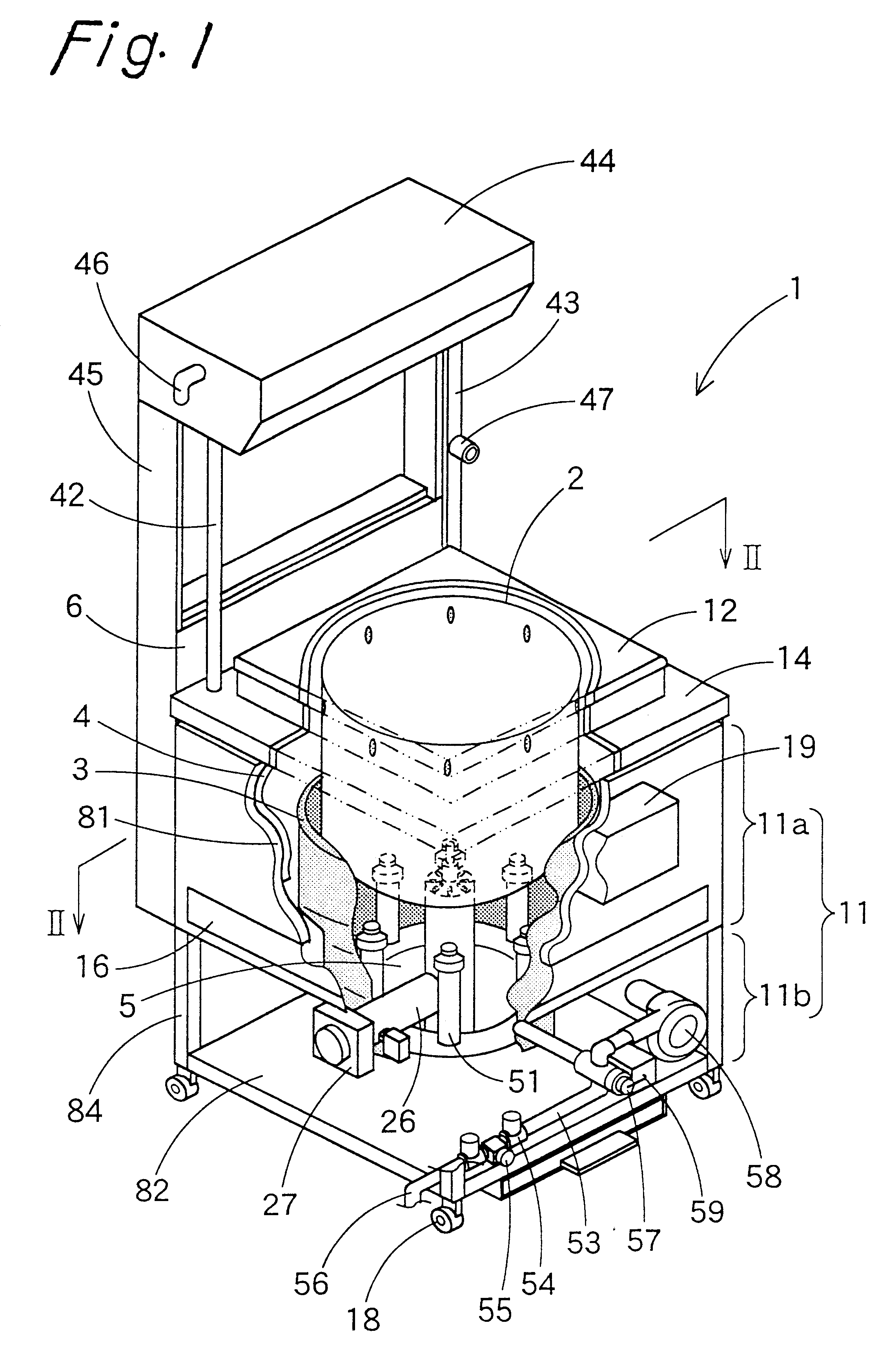 Waste incineration machine