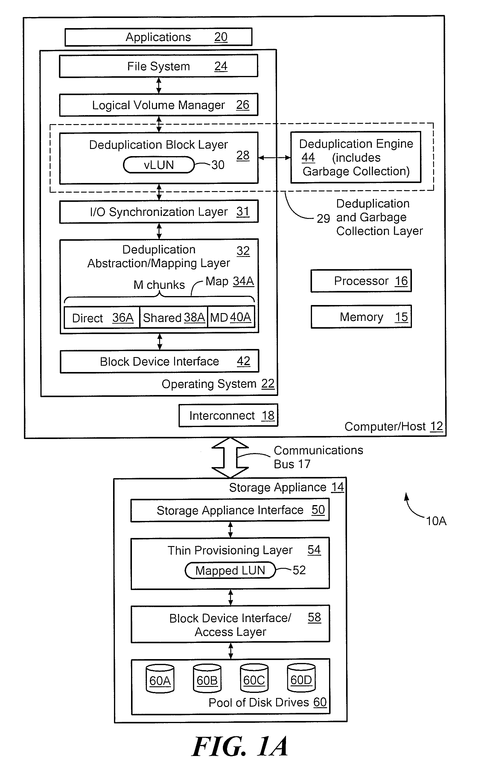 Efficient read/write algorithms and associated mapping for block-level data reduction processes