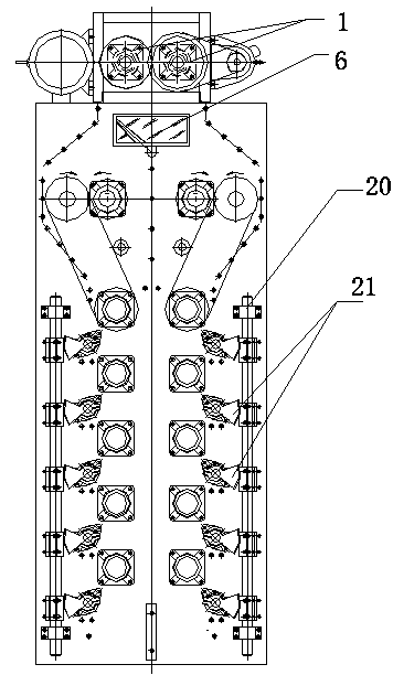 A seed cotton foreign fiber cleaning machine