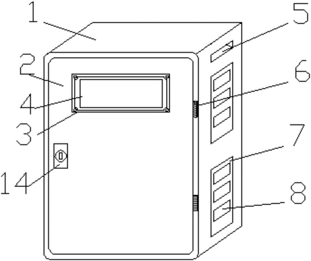 Low-voltage reactive power compensation cabinet