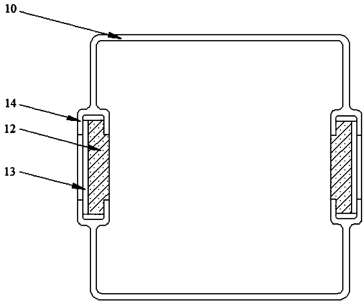 Sealing apparatus, bipolar battery and single battery