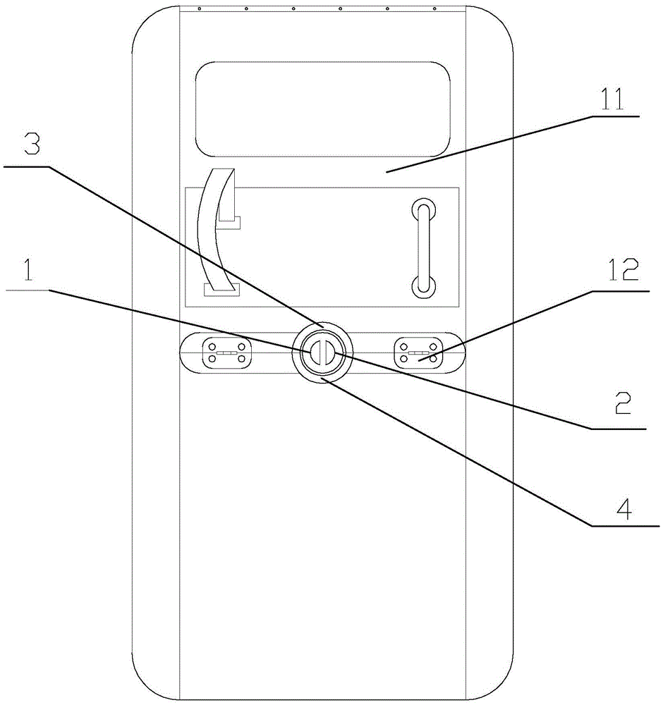 Folding mechanism of shield