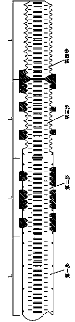 Method for stamping multi-station progressive die