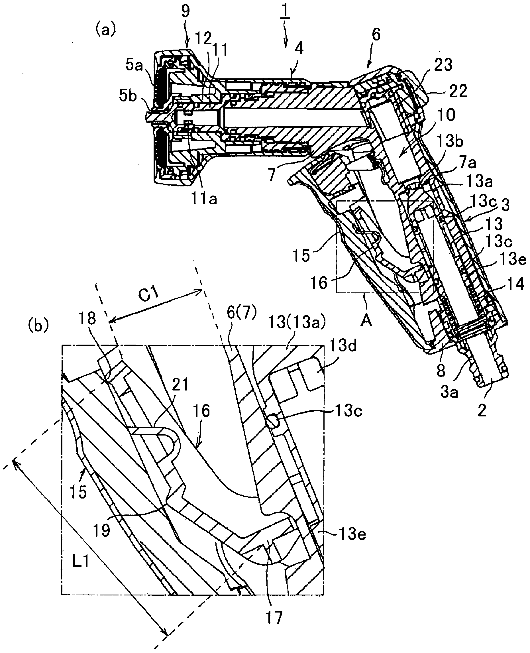 Water-spraying nozzle