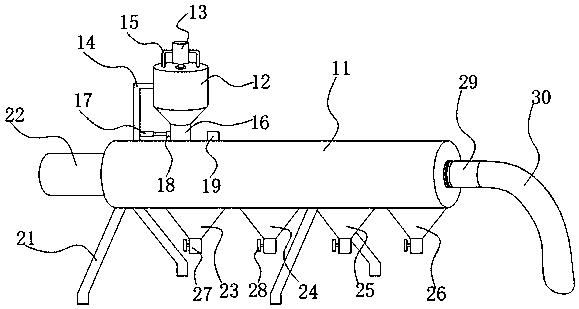 Automatic grain charging and winnowing equipment