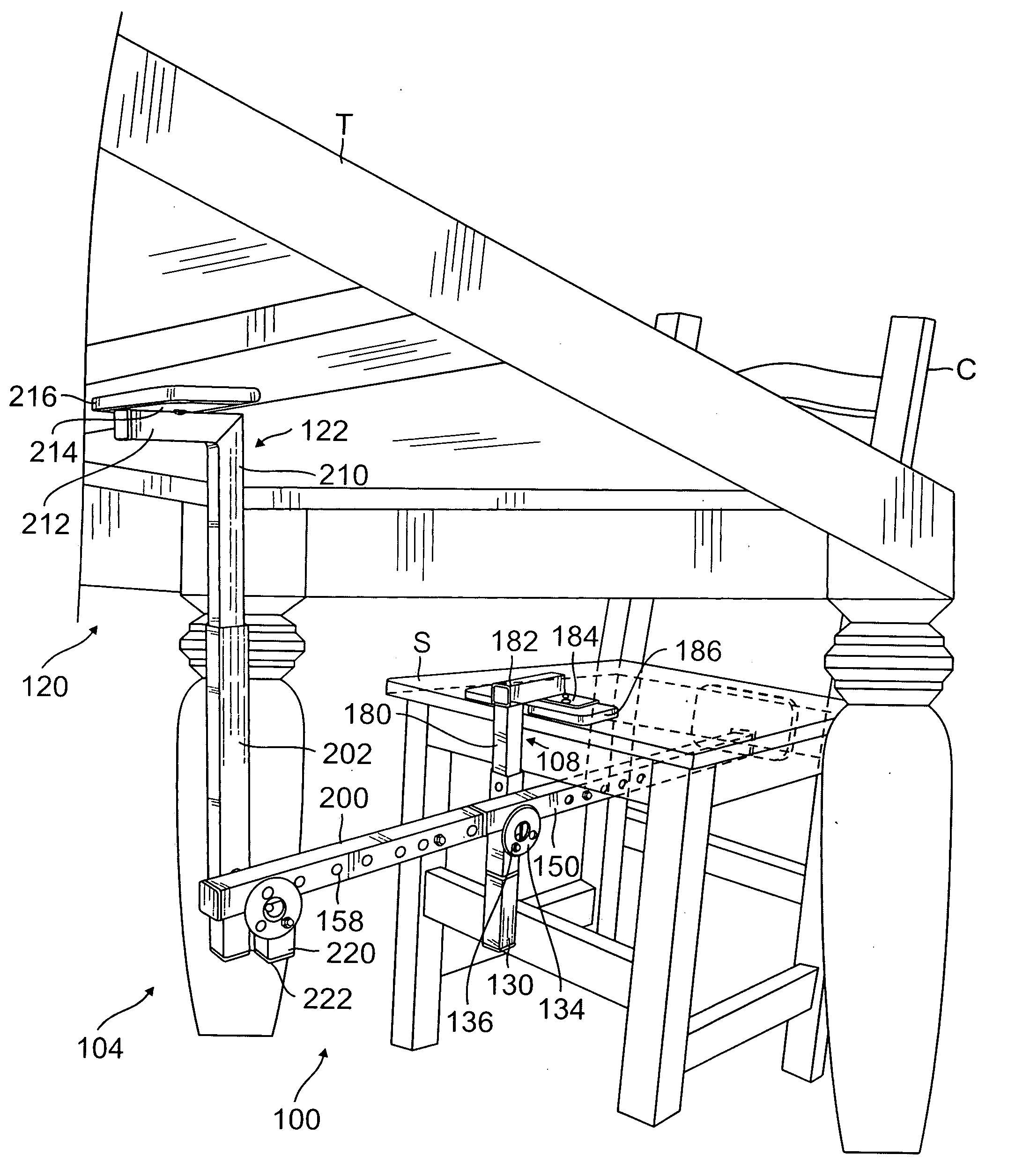 Chair stabilizer and method of use