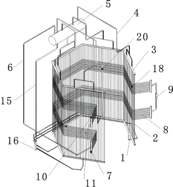 Solar cavity-type heat absorber capable of generating overheated steam