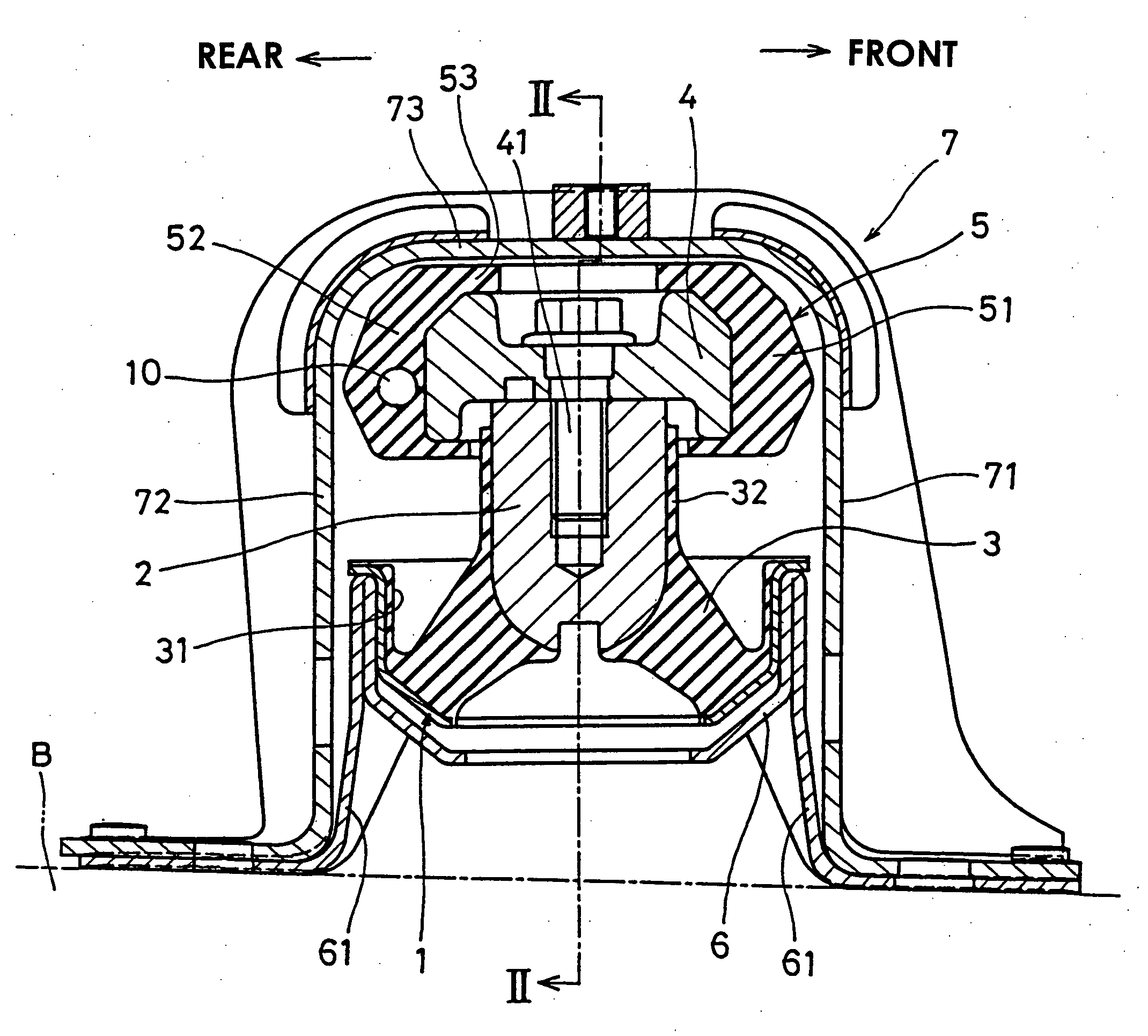 Vibration isolating device