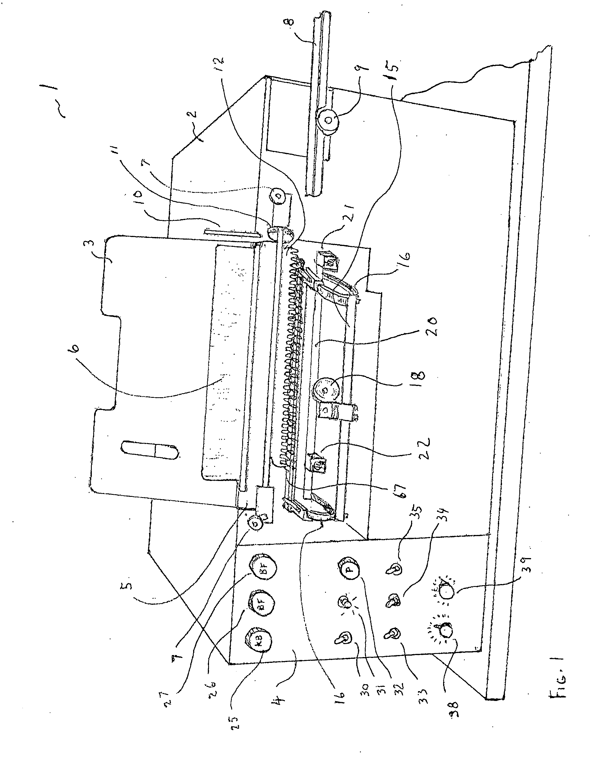 Semi-automatic plastic spiral binding machine