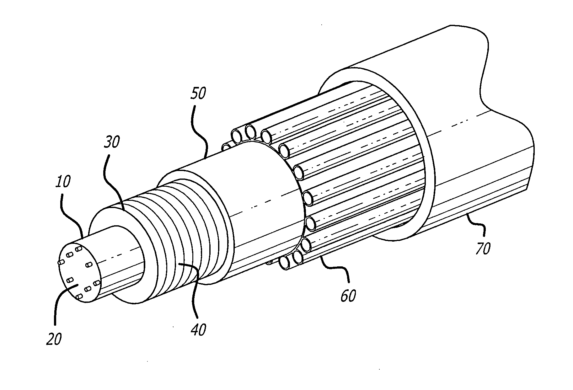 Rugged fiber optic towed array