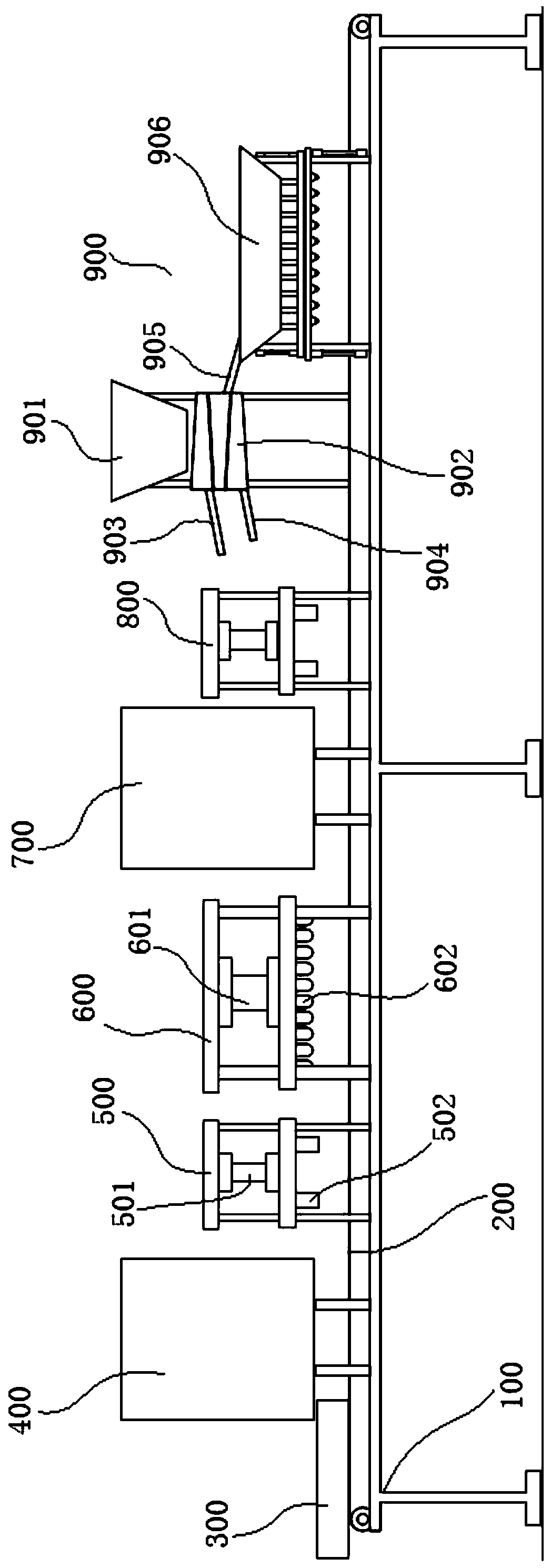 Seeding device of tobacco floating seedling raising plate