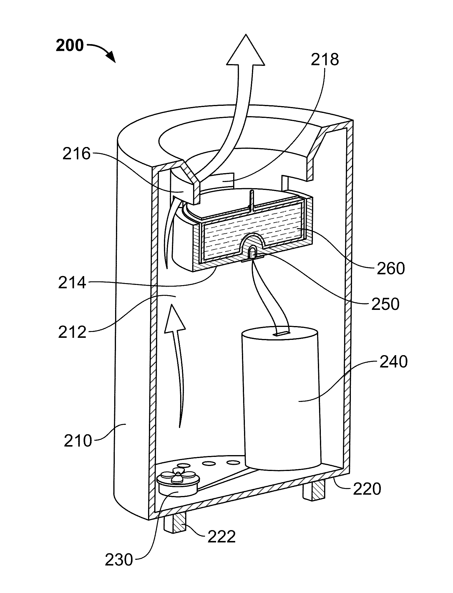 Flameless candle with fragrance diffusion