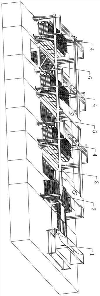 Steel pipe surface treatment production line