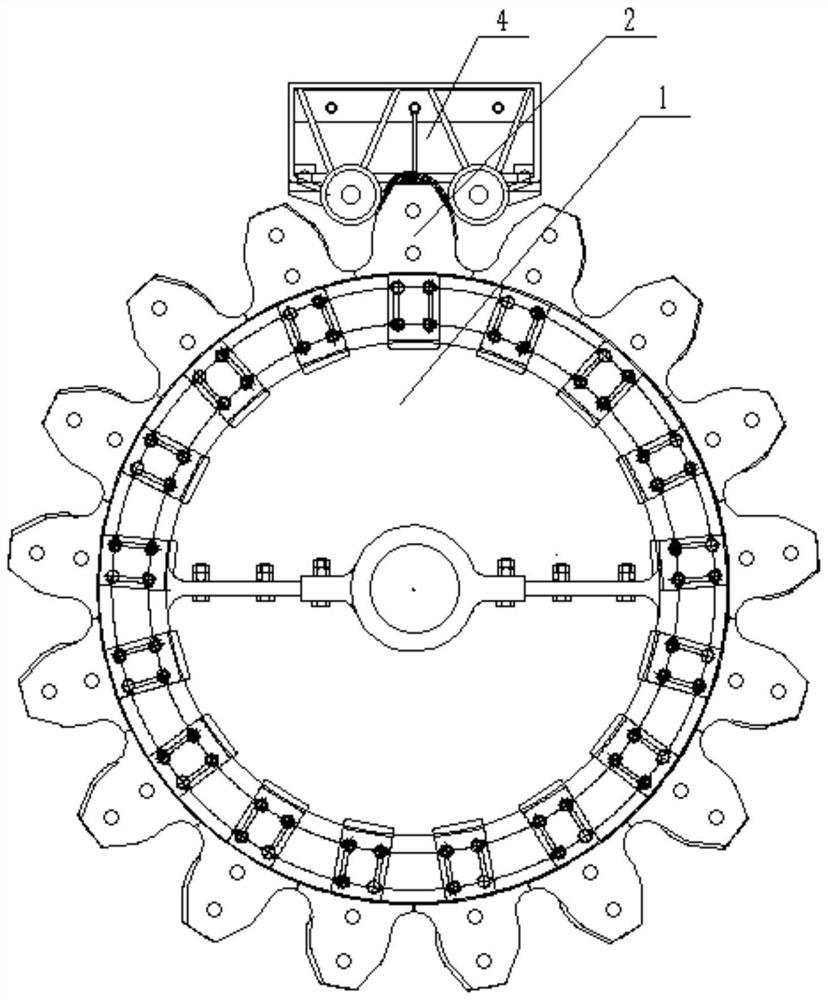 Deviation measuring and adjusting method for sintering machine