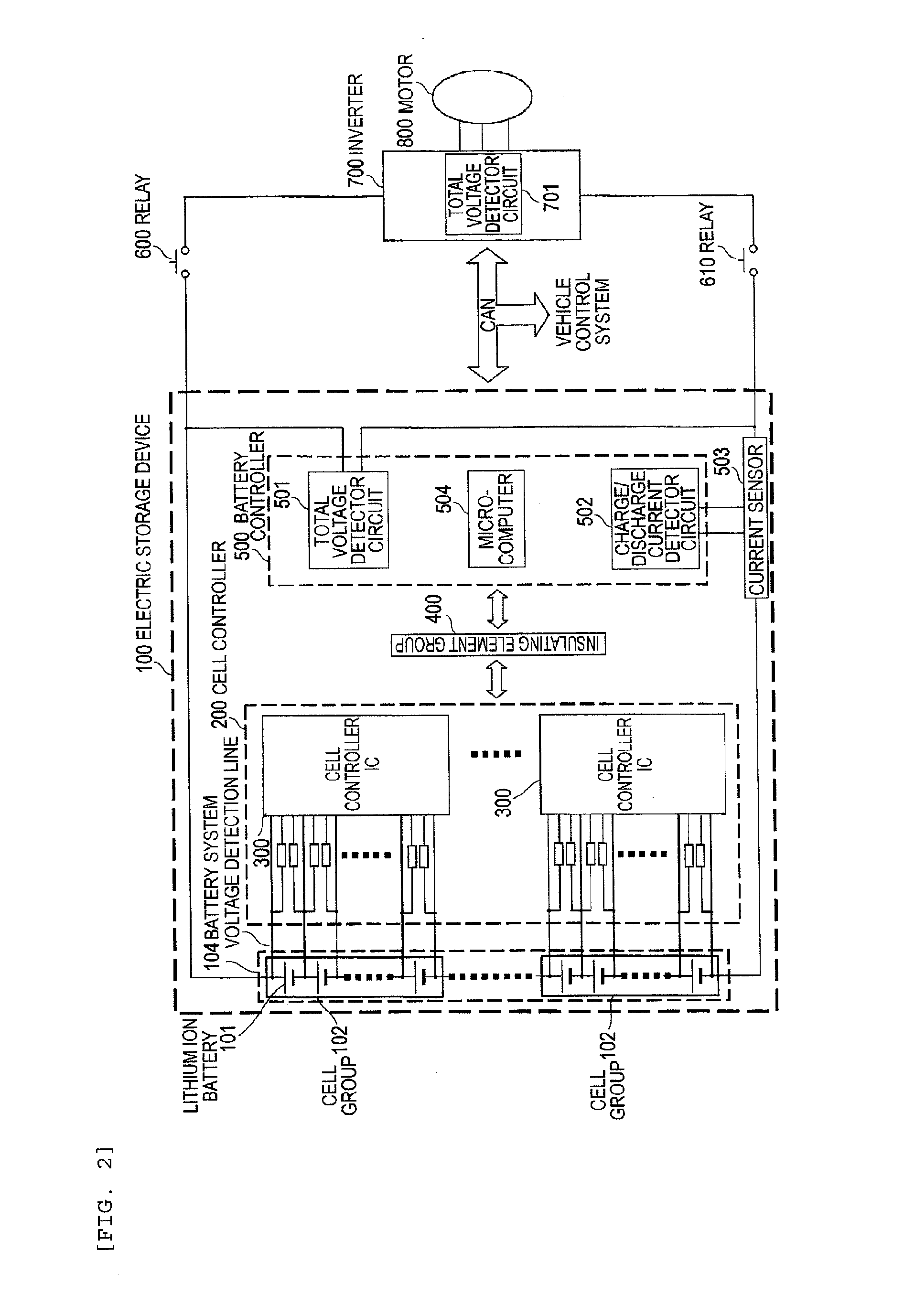 Battery system monitoring apparatus