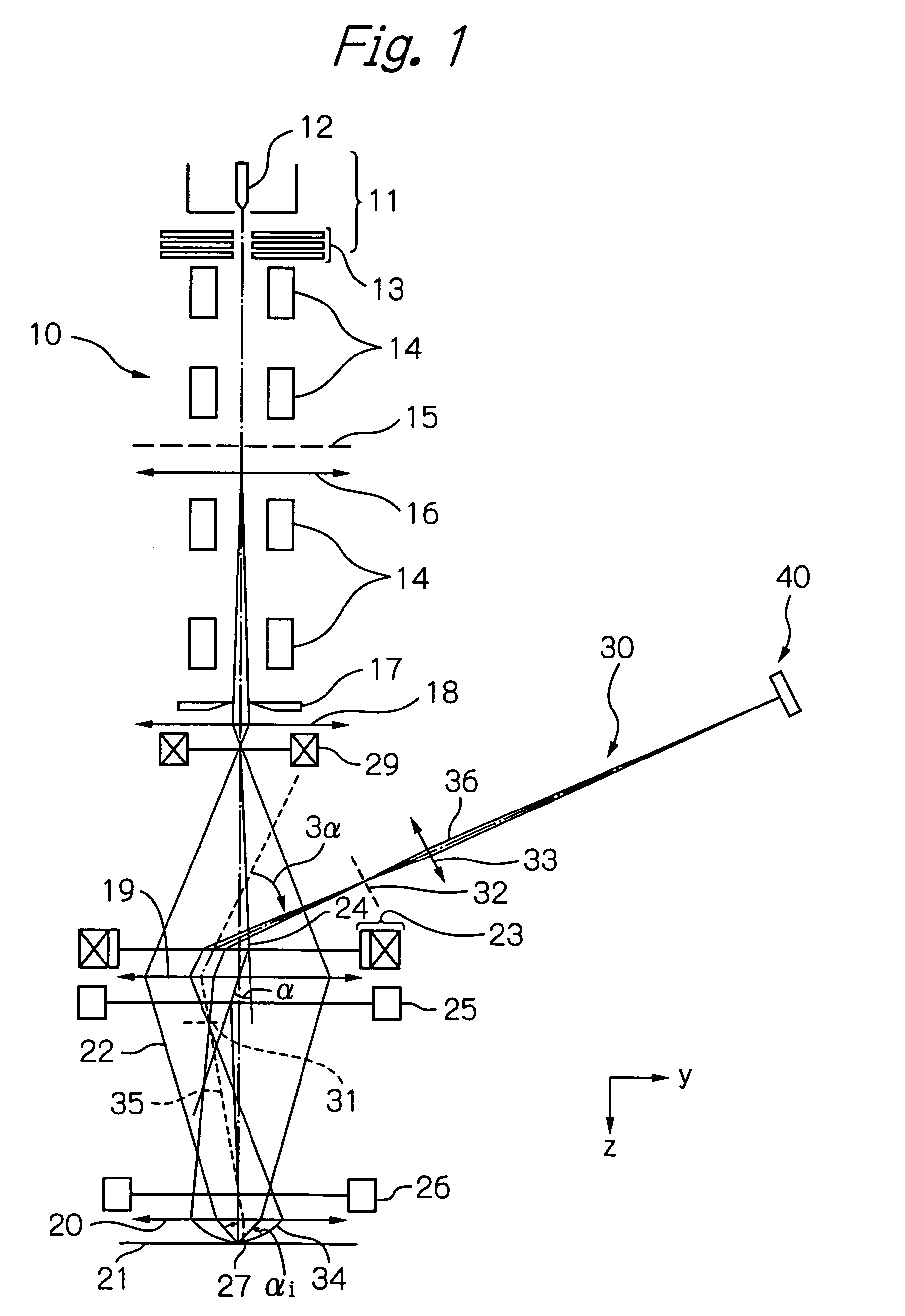 Electron beam apparatus, a pattern evaluation method and a device manufacturing method using the electron beam apparatus or pattern evaluation method