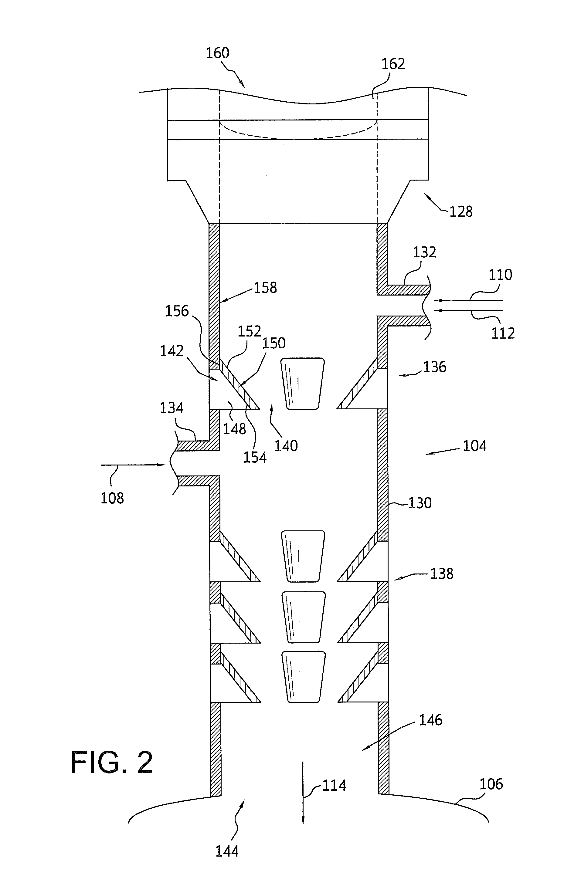 Processes for producing hydrogen cyanide using static mixer