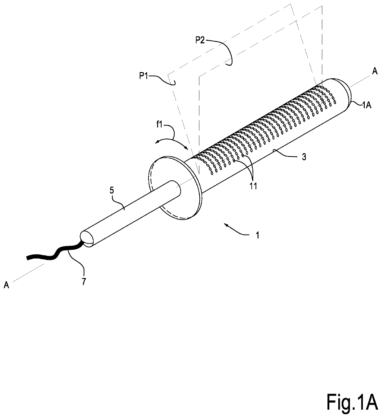 Endocavity probe and method for processing diagnostic images