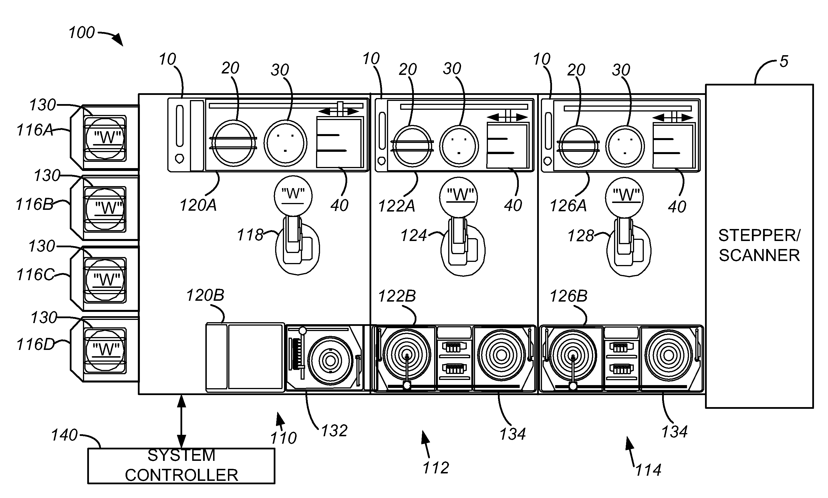 Interlaced rtd sensor for zone/average temperature sensing