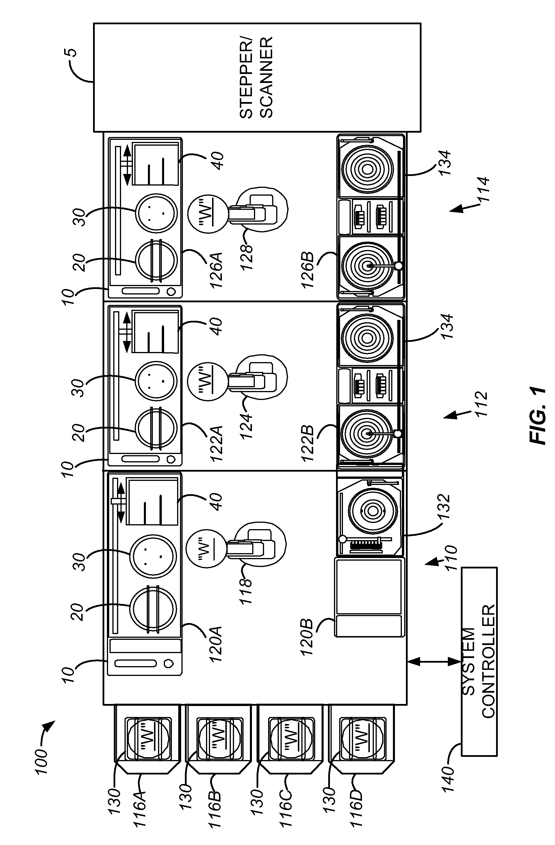 Interlaced rtd sensor for zone/average temperature sensing