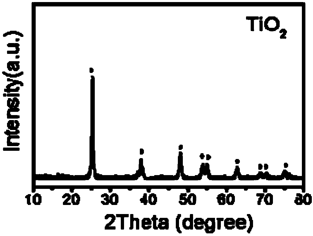 Titanium dioxide nanoflower rich in oxygen vacancies and preparation method of titanium dioxide nanoflower