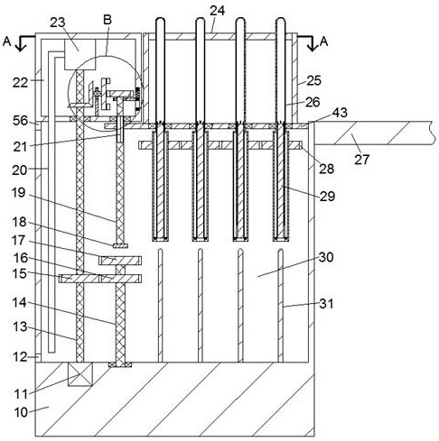 Test worktable with test tube cleaning function