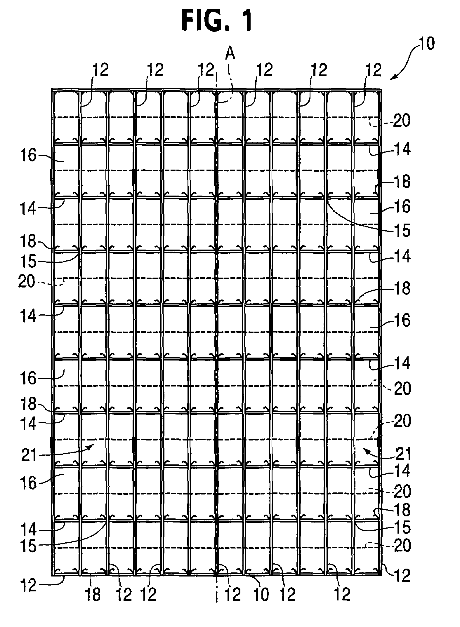 Support grid apparatus and method