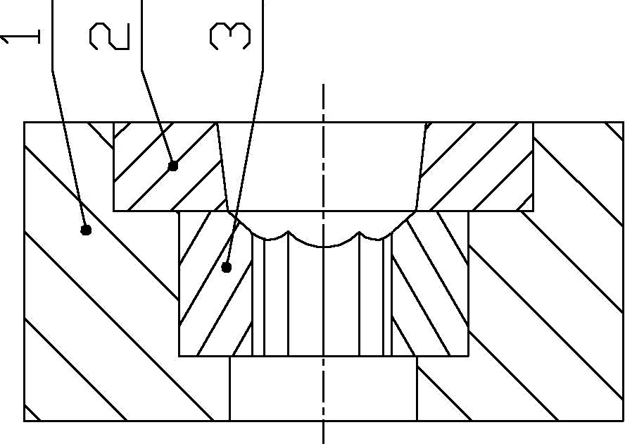 Extrusion forming mold