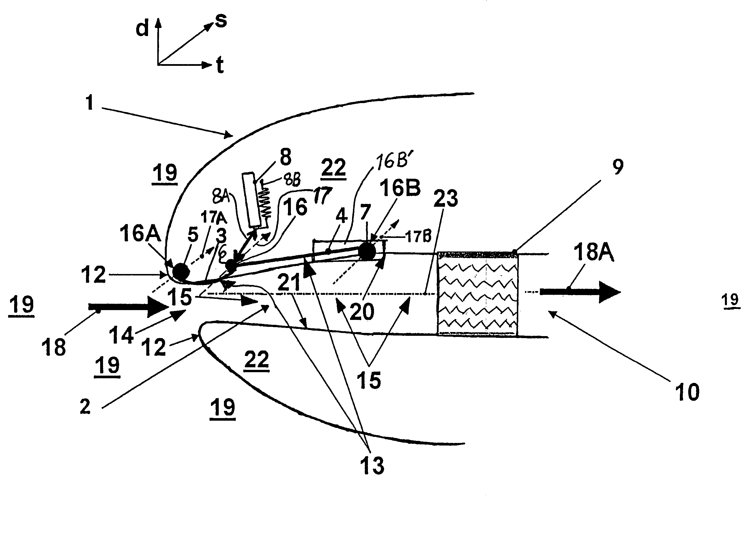 Aircraft ram air inlet with multi-member closure flap