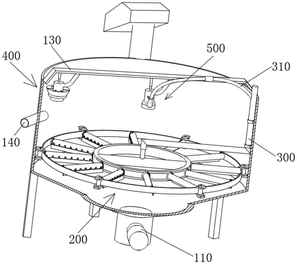 A kind of municipal engineering environment-friendly wastewater multi-stage treatment device