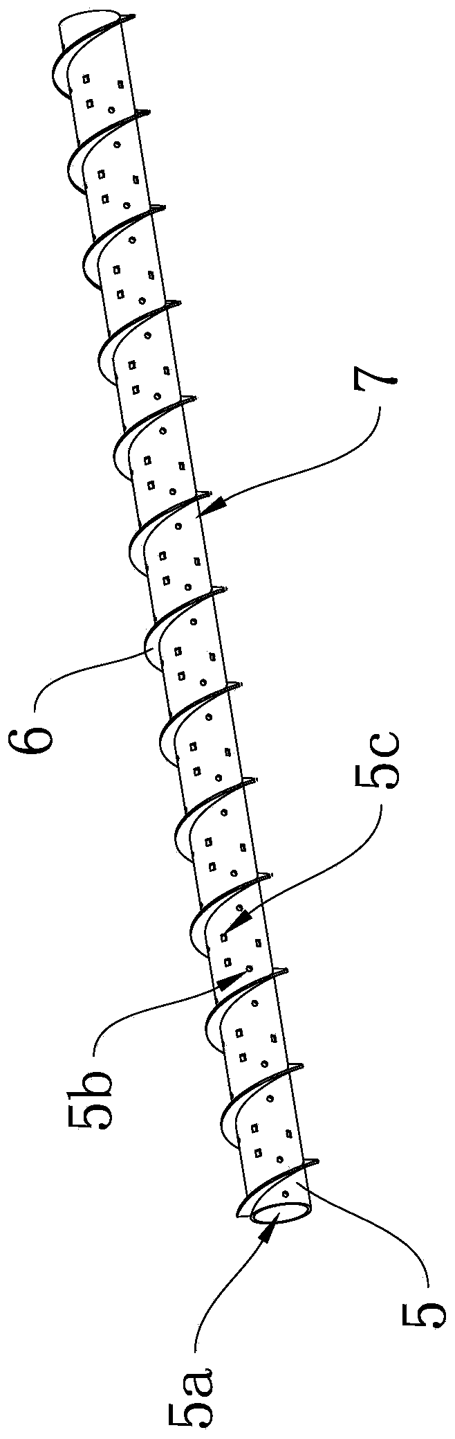 High-efficiency fabric dyeing device