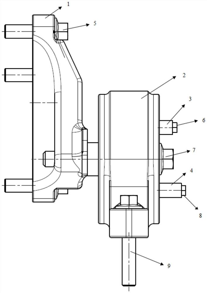 Novel two-stage vibration isolation two-dimensional adjustable suspension system for electric automobile