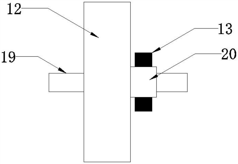 Building waste smashing device for building construction