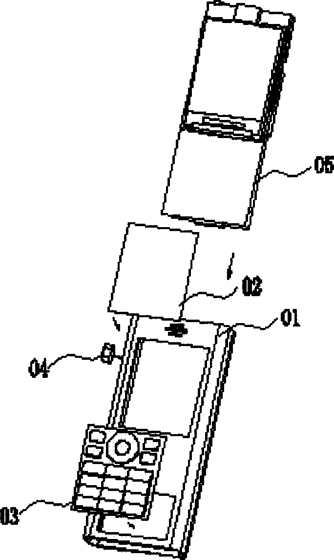 Outer shell of handset, and handset of using the outer shell