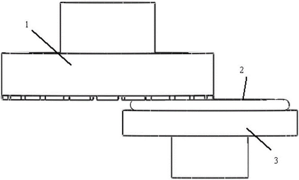 Test method for residual stress of subsurface of grinding wafer