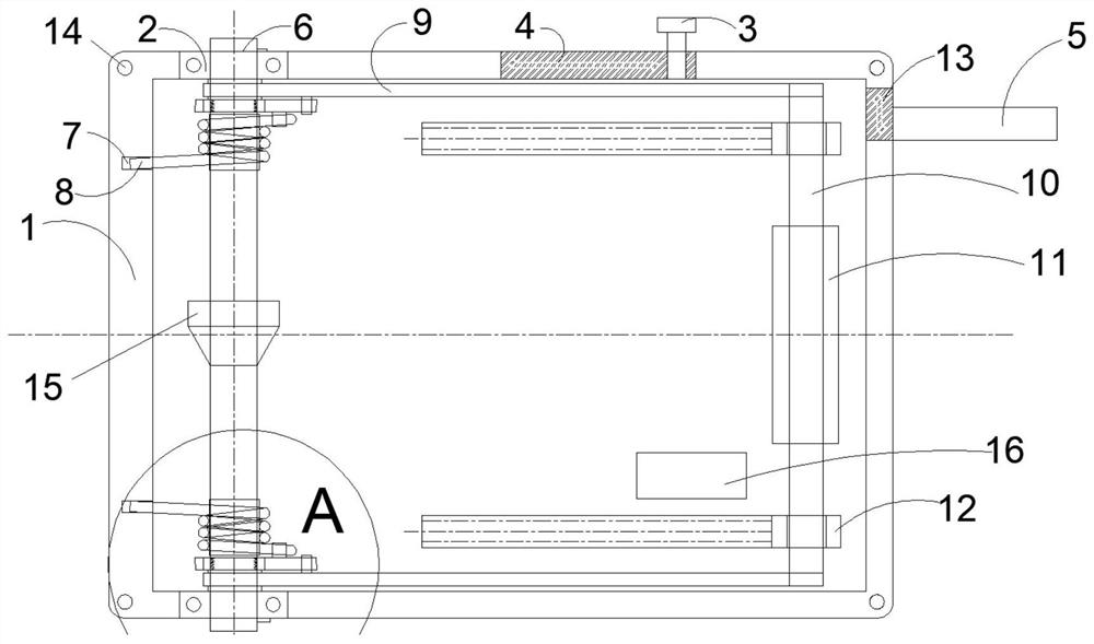 Counting chest expander device for fitness