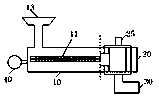 A kind of equipment and method for preparing graphene composite material by continuous grinding and extruding