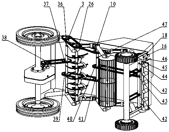 Agricultural soil loosening and perforating device