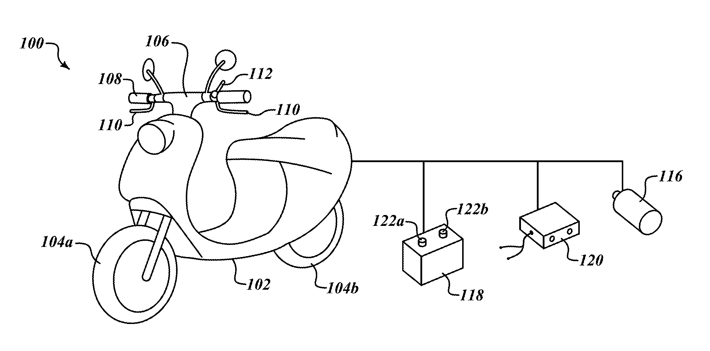 Thermal management of components in electric motor drive vehicles