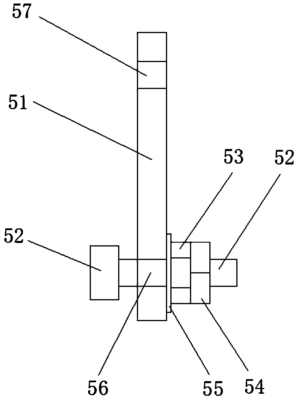 Improved adjusting and locking mechanism for pressing corners of part of paving machine