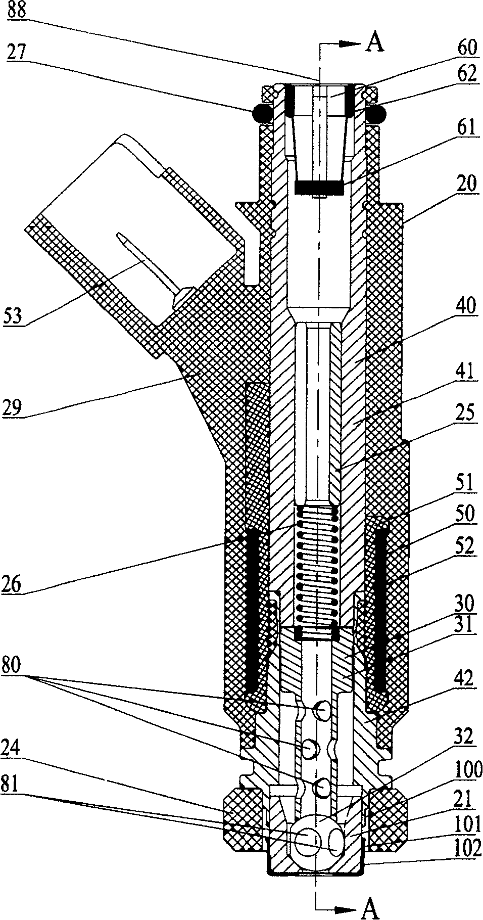 Fuel oil injector