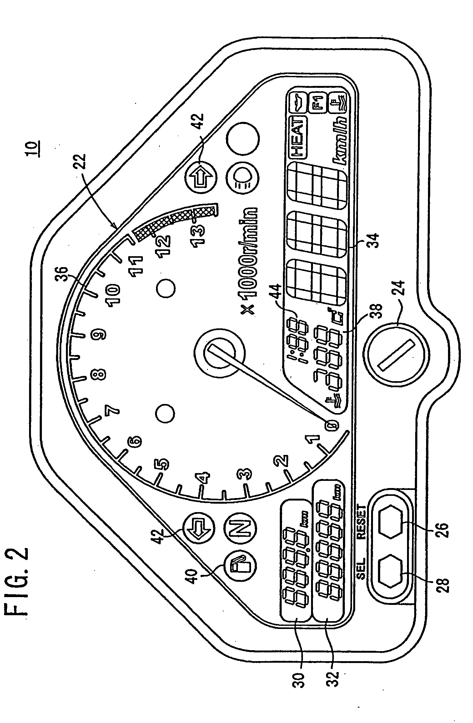 Odometer system and method for a vehicle