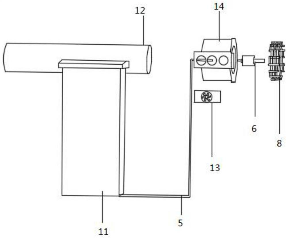 Circulating water tower device and system