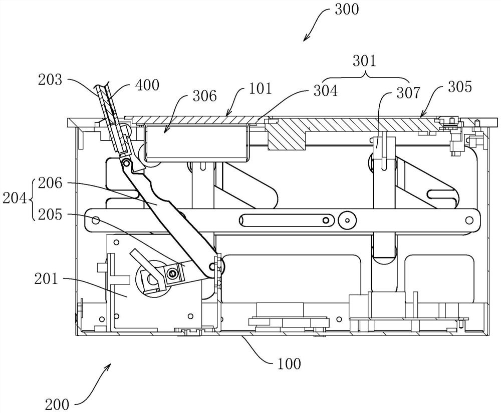 Back-turning type intelligent conference system and screen turner