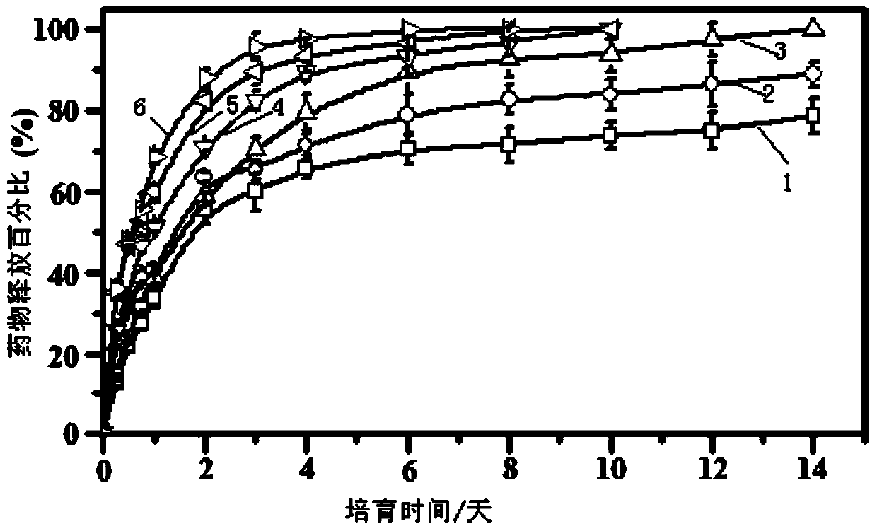 Vasospasm preventing nanometer fiber membrane and preparing method thereof