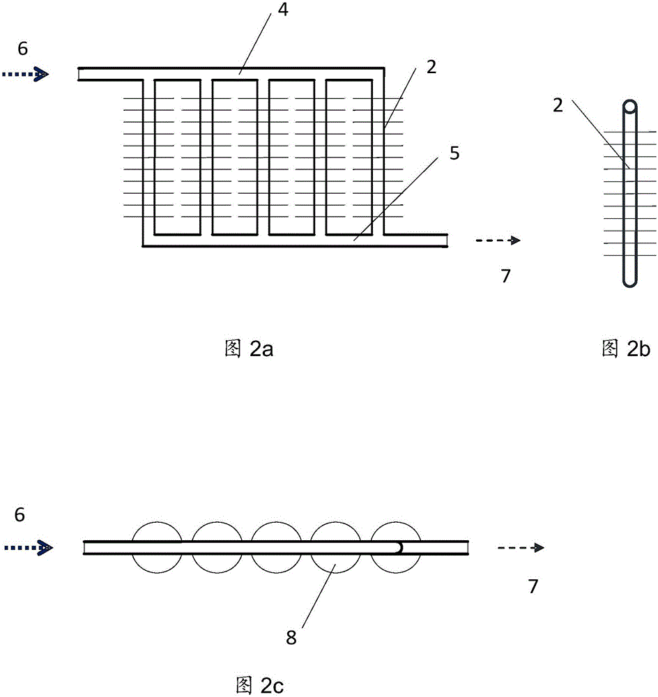 Loop heat tube condenser applicable to arrangement in circular ring-shaped chamber body