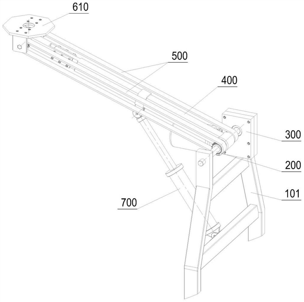 A platform reversible balance lifting arm