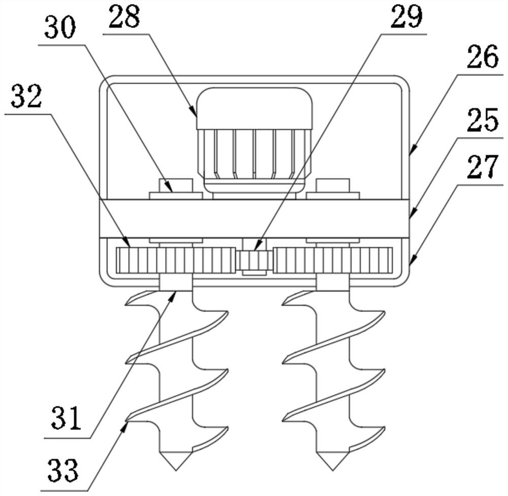 Soil turning device for tea plantation