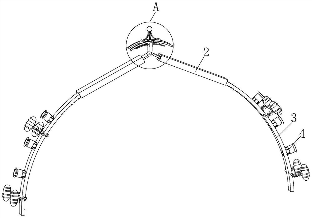 Agricultural greenhouse support